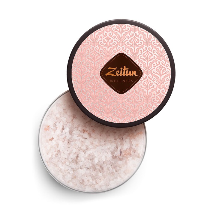 Ароматическая соль для ванн Zeitun «Ритуал нежности», с дамасской розой и маслом персика, 250 г 