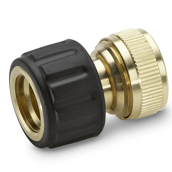Латунный коннектор Karcher с аквастопом 3\4 018.0
