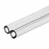 Шланг, ПВХ, сдвоенный, d = 7-12 мм, стенка 2.5 мм, L = 30 м, пищевой молочный 