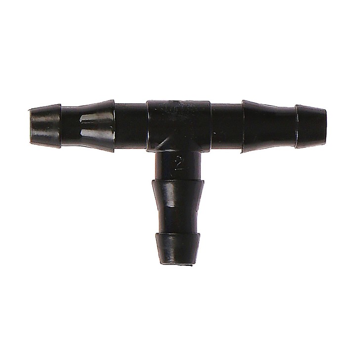 Соединитель Т-образный для капельного полива, 5 мм — 5 мм — 5 мм, рр-пластик 