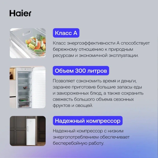 Haier мұздатқыш камерасы HF300WG - фото 6