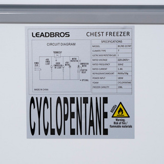 Морозильный ларь Leadbros BC/BD-217 White