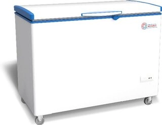 Морозильный ларь Shivaki SFC 137 сине-белый 