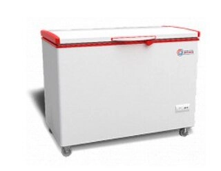 Морозильный ларь Shivaki SFC 137 красно-белый 