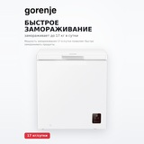 Морозильный ларь Gorenje FHC2516W5 - фото 5