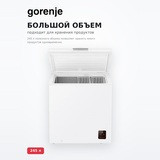 Морозильный ларь Gorenje FHC2516W5 - фото 3