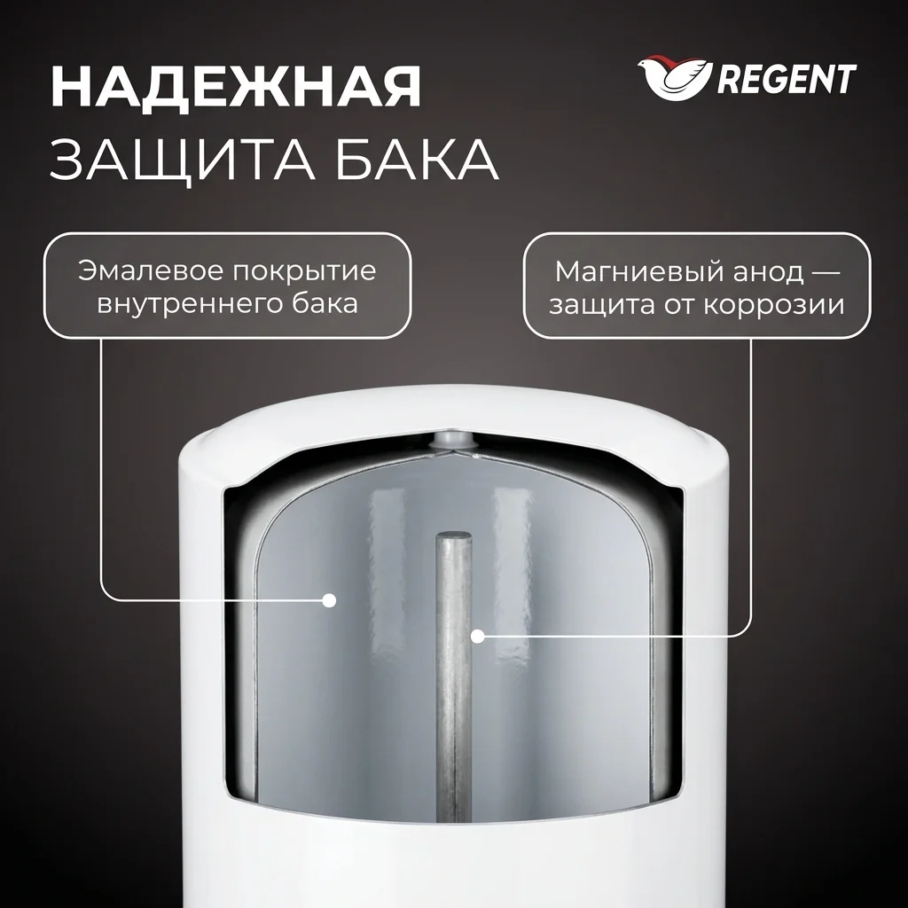 Водонагреватель Regent NTS 80V 1,5K RE - фото 3