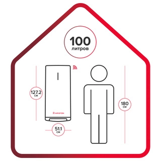 Водонагреватель накопительный Ariston VELIS LUX PW ABSE WIFI 100 - фото 5