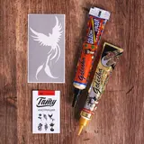 Набор для создания тату "Птица" 