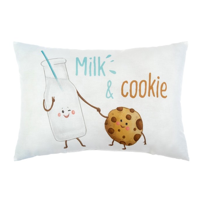 Подушка "Крошка Я" Milk&Cookie, 30х47 см, 100% хлопок, синтепон 