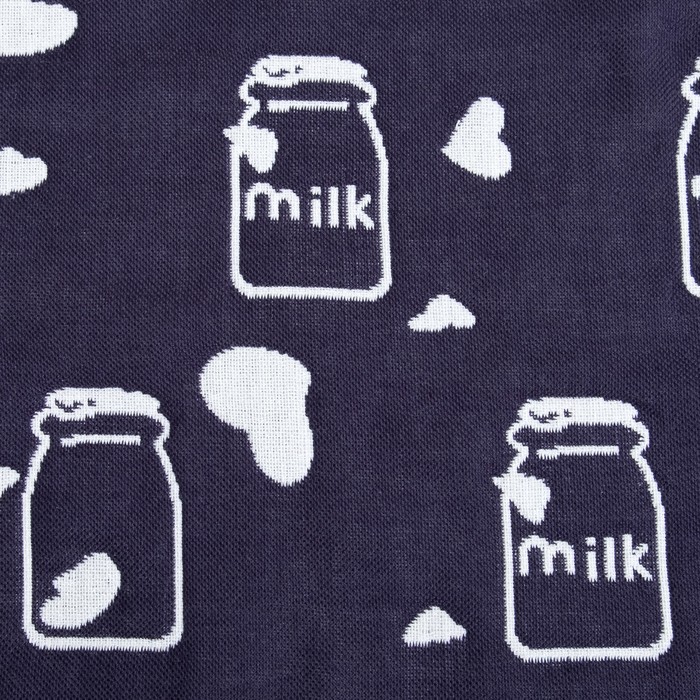 Полотенце двухстороннее Крошка Я"Milk"цв.синий,70х140 см, 315 г/м2, 100% хлопок 