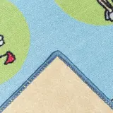 Ковер принт Ферма, размер 100х150 см, цвет голубой, полиамид  - фото 3