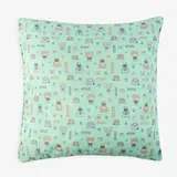 Подушка 60х60 бязь/холлофайбер, цвет микс 120гм, хл100%  - фото 5