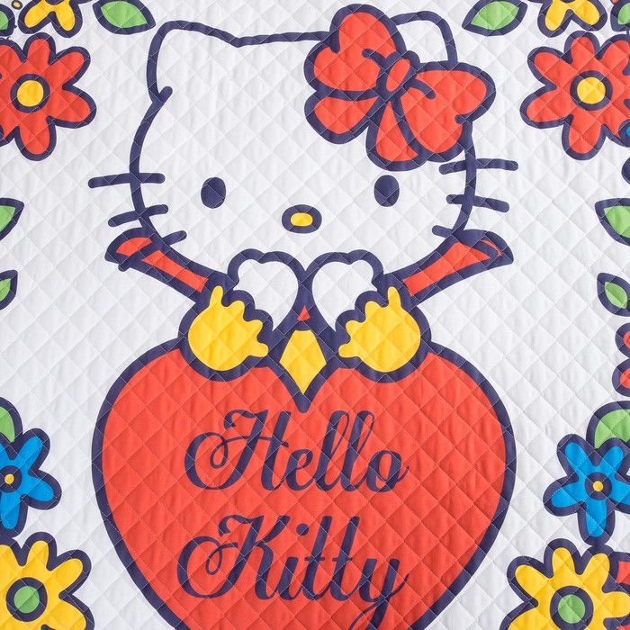 Покрывало Hello Kitty цвет белый 160х200 см, поплин 