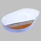 Овальный матрас "Амур+1 Кокос" 75 х125 ткань жаккард "Мишки"  - фото 2