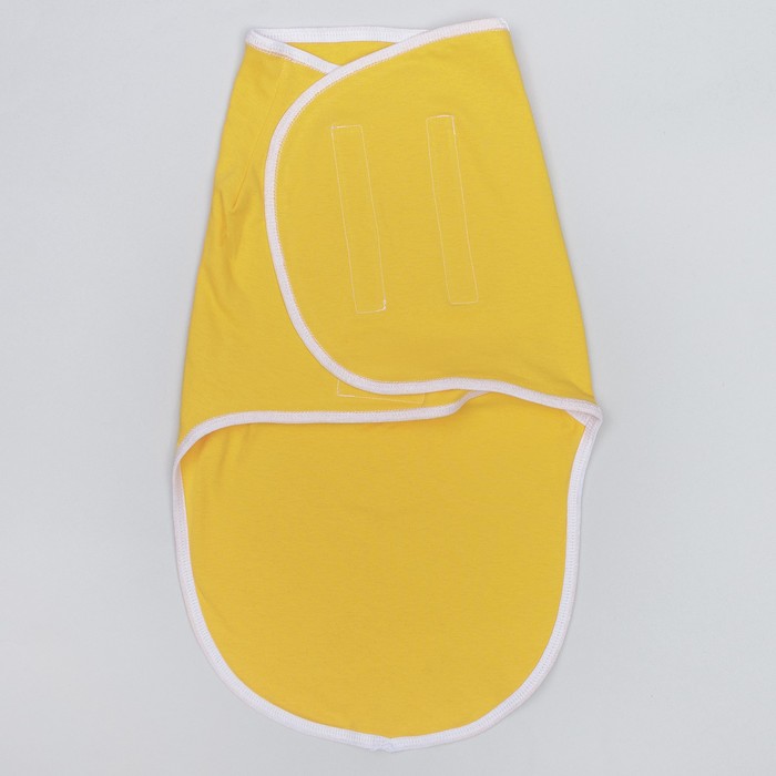 Пеленка-кокон на липучках, рост 50-62 см, цвет жёлтый 1139 