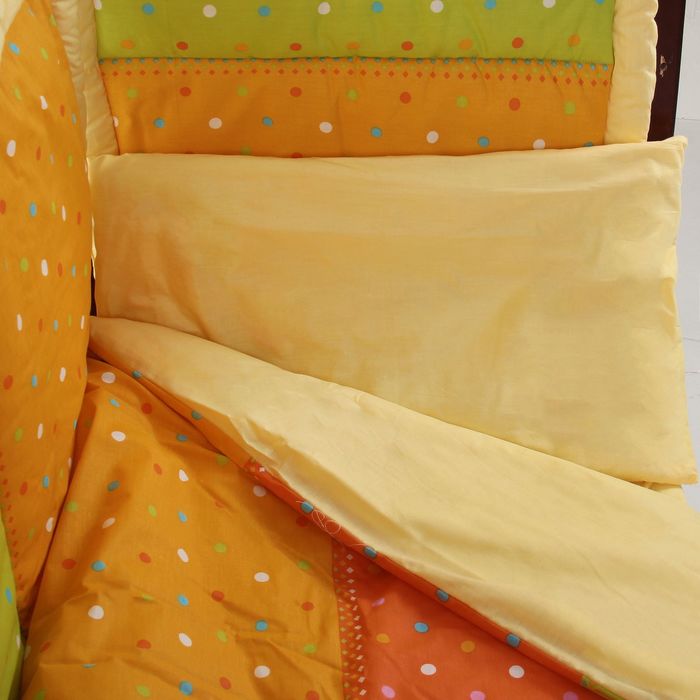 Комплект в кроватку "Лоскуток" (6 предметов), цвет  10605 