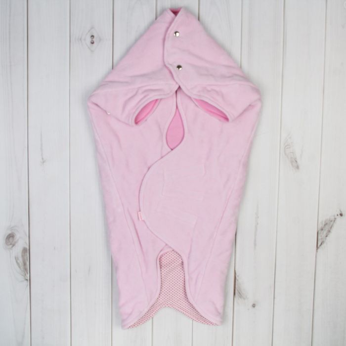 Одеяло конверт трансформер в коляску "Веселый день",цвет розовый ОКк/15(ВД) с/ВИ 