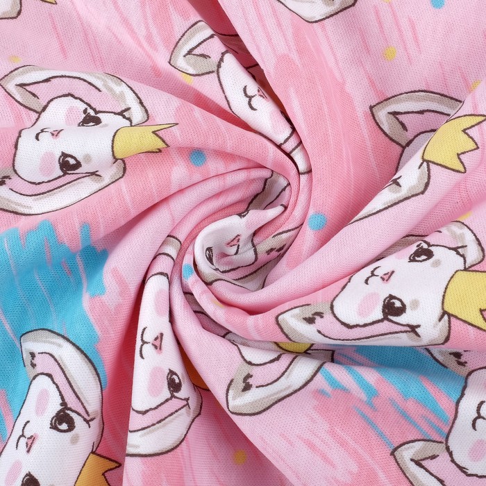 Одеяло Крошка Я 110×140 см, цв. розовый, хлопок/полиэстер 