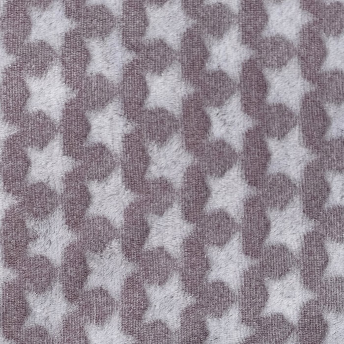Плед «Звездопад» цвет св-серый 160×200 см, пл. 210 г/м², 100% п/э 