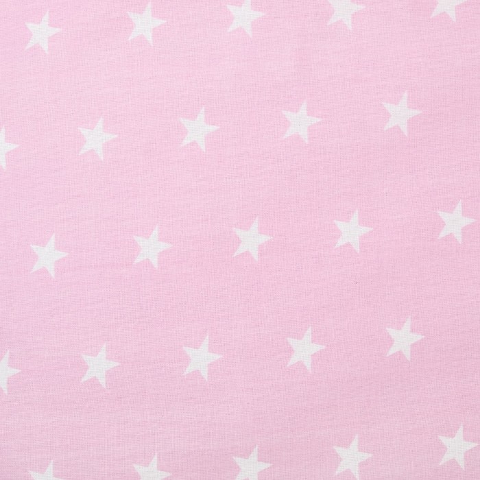 Борт в кроватку "Мечта", из 4-х частей, чехлы съемные, цвет розовый, бязь хл100% 