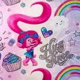 Постельное бельё 1,5 сп Trolls «Счастливая розочка»  - фото 2