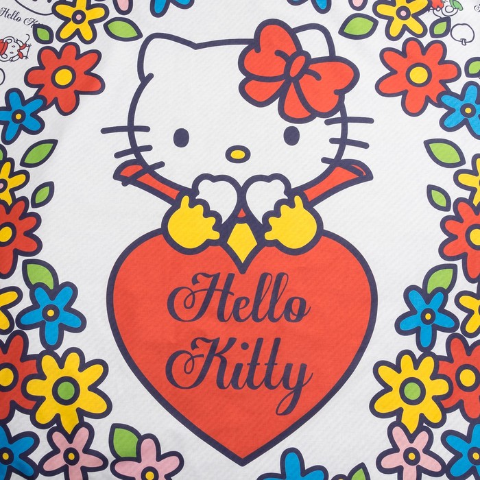 Детское постельное бельё Hello Kitty 1,5 сп, цвет белый, 148х210, 148х215, 50х70 