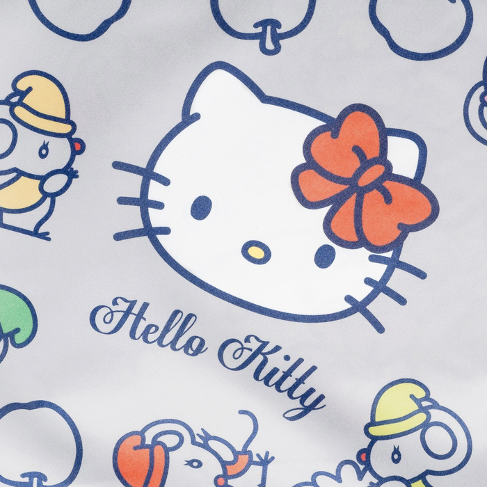 Штора Hello Kitty 150х270 - 1 шт., цвет серый, сатен 