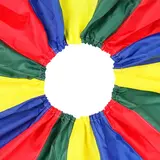 Парашют юбка, 16 секторов, d=3 м, цвета микс  - фото 3