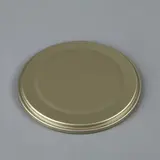 Крышка металлическая лакированная СКО 82 "Полянка" жесть 0,2 мм (1 упак.=50 шт.) 