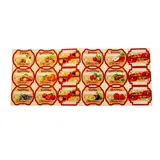 Набор цветных этикеток для домашних заготовок из ягод и фруктов 6.4×5.2 см 