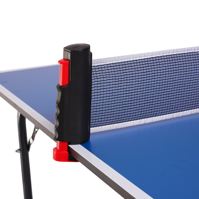 Сетка для настольного тенниса 155х13 см, раздвижная, цвет чёрно-красный 