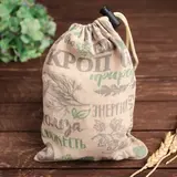 Мешочек для овощей, "Травы", 16х22см  - фото 2