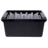 Ящик для хранения 15 л Full black, цвет черный 