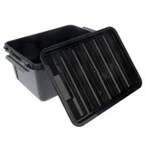 Ящик для хранения 15 л Full black, цвет черный  - фото 3