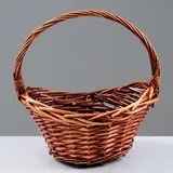 Набор корзин, 3 шт, 35×31×15/19/36, 30×27×13/16/31, 25×22×10/14/26 см, ива  - фото 2