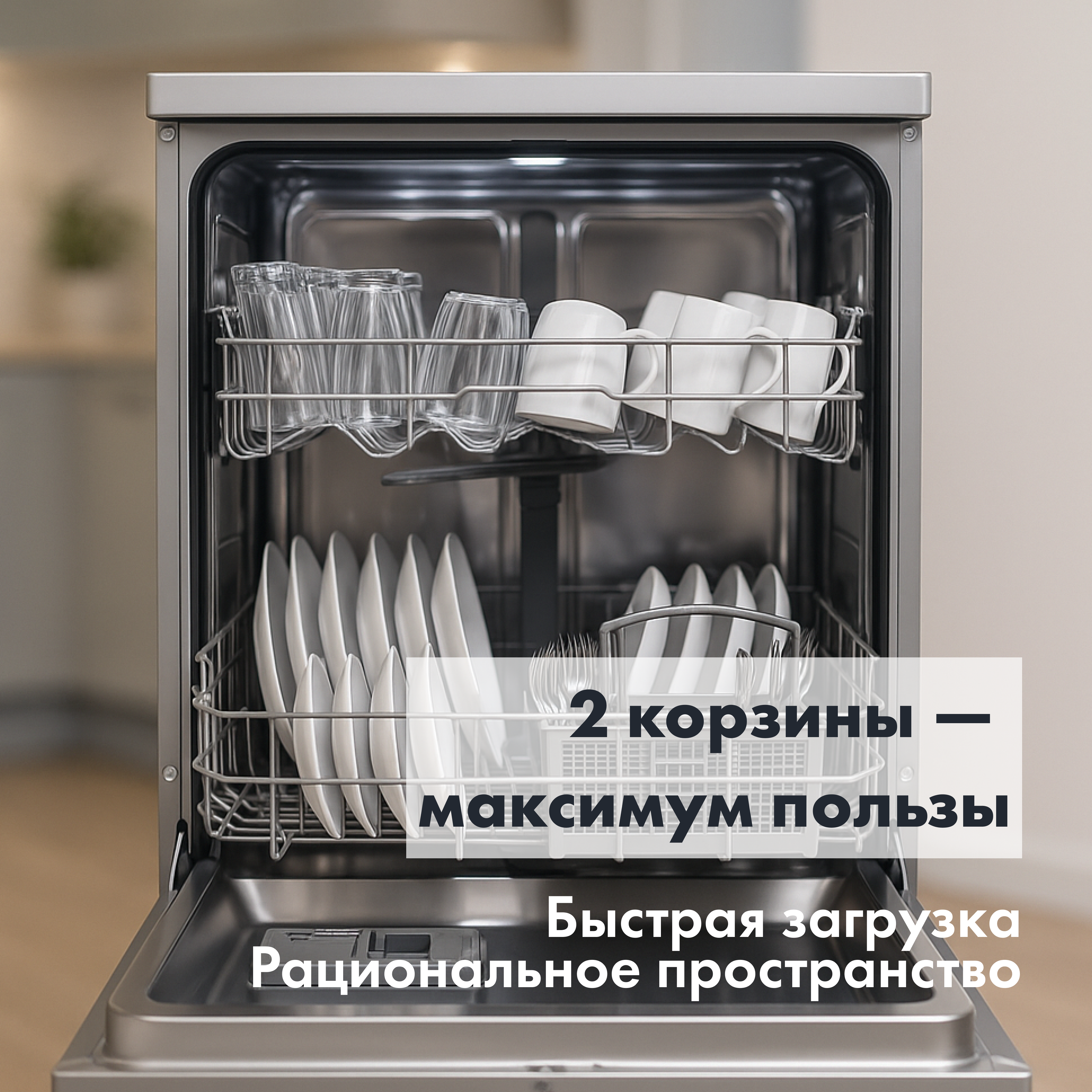 Посудомоечная машина ARG FS-DW-6012S - фото 4
