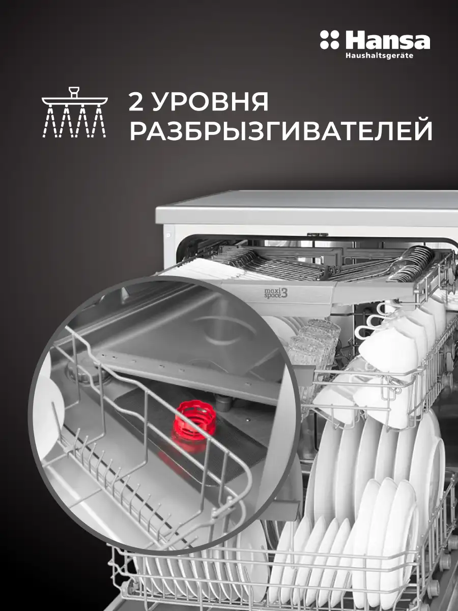 Посудомоечная машина Hansa ZWM447WH - фото 8