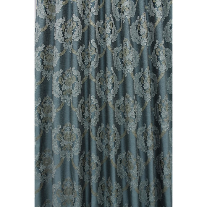 Портьера «Силвана», ш. 200 х в. 260 см, цвет голубой 
