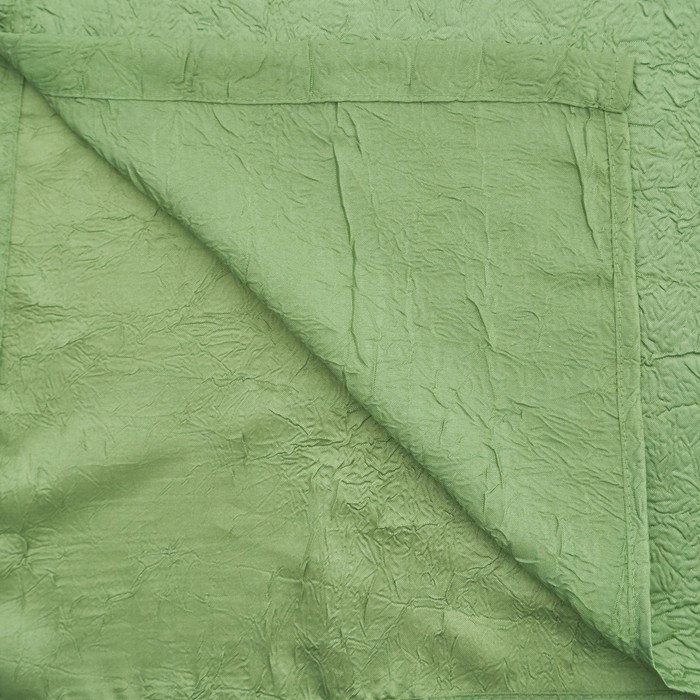 Комплект штор портьерных "Тергалет", ширина 140 см, высота 260 см-2 шт., цвет зелёный 