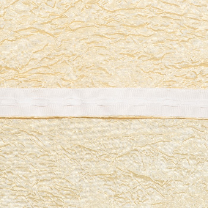 Комплект штор портьерных "Тергалет", ширина 140 см, высота 260 см-2 шт., цвет молочный 