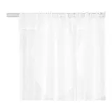 Гардины НИННИ ТРОД, размер 145х300 см-2 шт., цвет белый  - фото 2