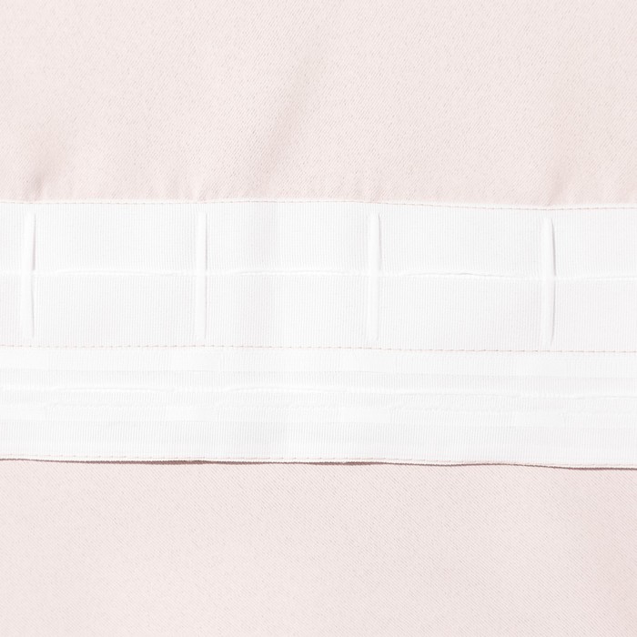 Штора портьерная «Этель» 250×265 см, блэкаут, цвет розовый металл, пл. 210 г/м², 100% п/э 