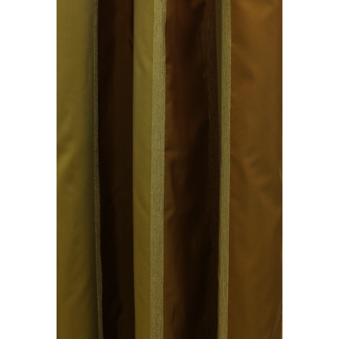 Портьера «Иветта», ш. 200 х в. 260 см, цвет коричнево-бежевый 