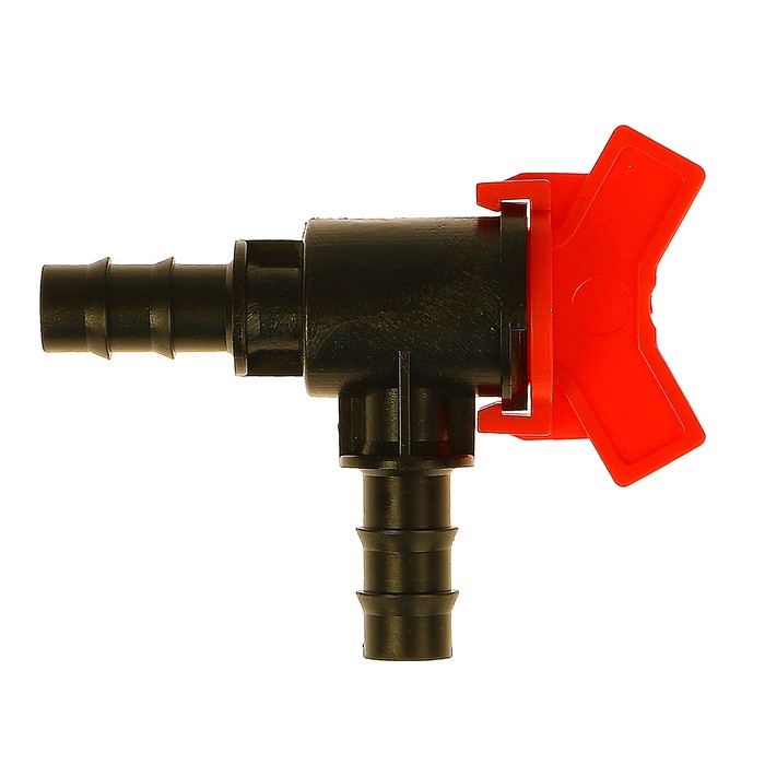 Клапан регулирующий, L-образный, 1/2" (12 мм) — 1/2" (12 мм), pp-пластик 