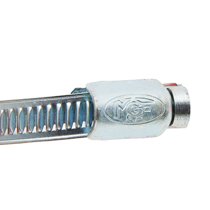 Хомут червячный с ключом MGF, диаметр 50-70 мм, оцинкованный 