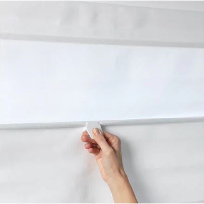 Римская штора РИНГБЛУММА, размер 100х160 см, цвет белый 
