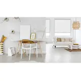 Миниролл бернаут 50х160 "Цветы", цвет белый  - фото 4