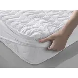Наматрасник FITTED стеганый, размер 180х200 см, хлопок, силикон 