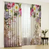 Комплект штор Медовый месяц 150х270 +/- 3см 2шт, габардин, п/э 